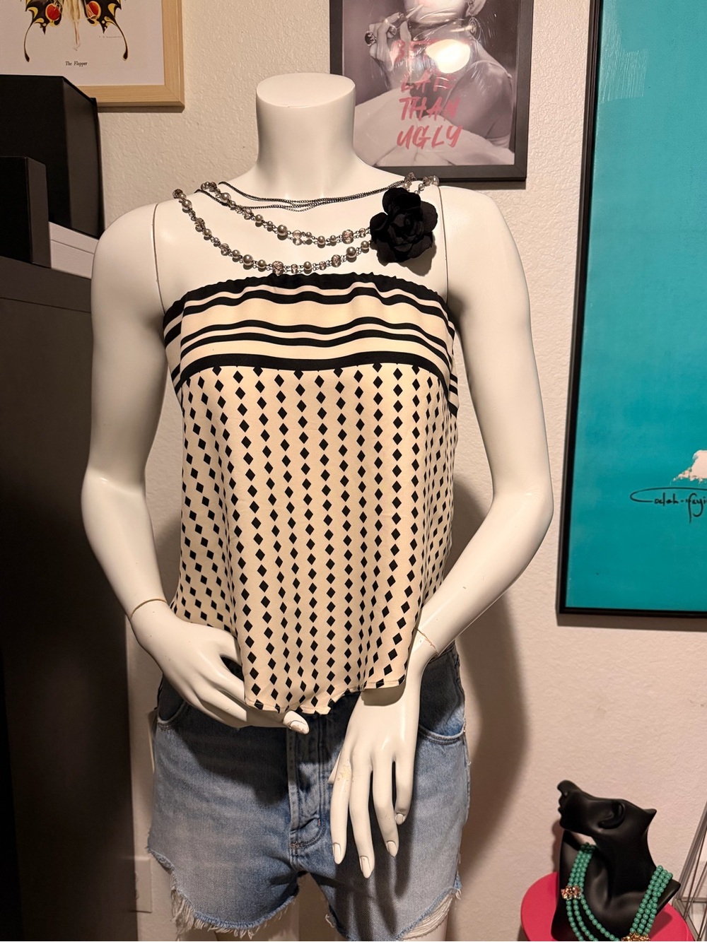 Express Strapless Scarf Tube Top